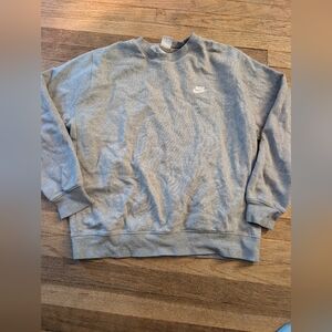 Men's Size Large Nike Sweatshirt Gray